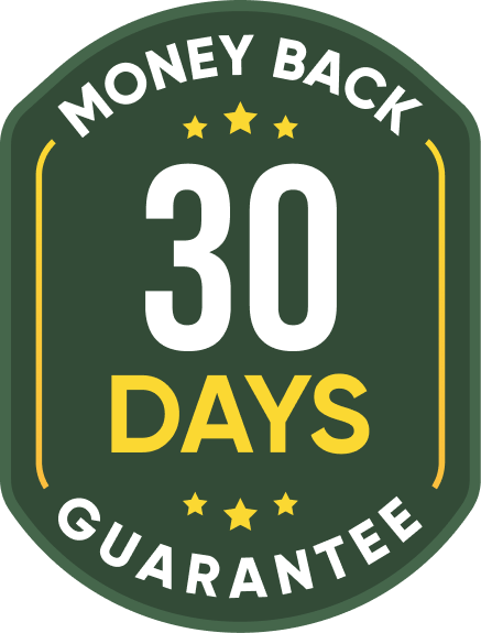 30 days money back guarantee